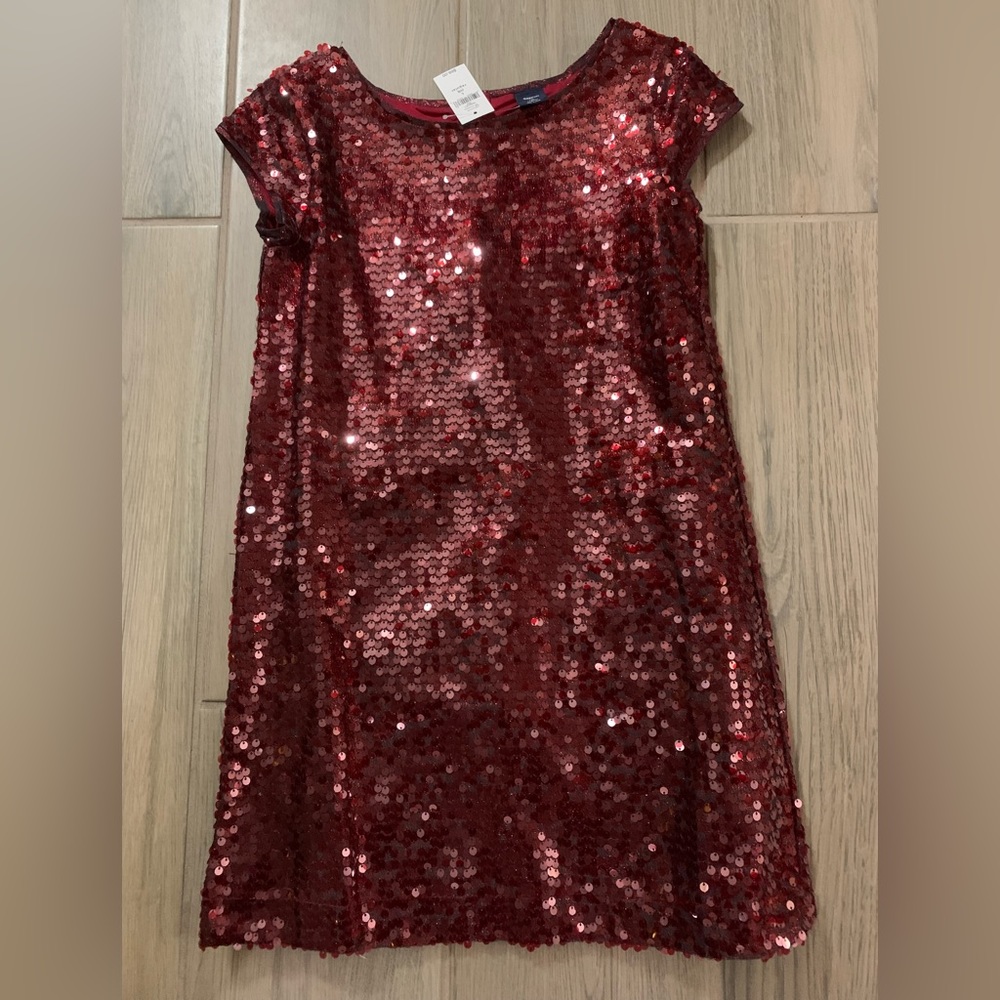 Sequin Dress Gap Kid girl size 10 NWT